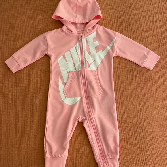 Nike Other - New Nike Play All Day Hooded Coverall Baby Girl 6-9M